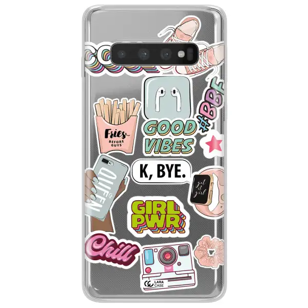 Girl Power Samsung S10 Plus Clear TPU Case