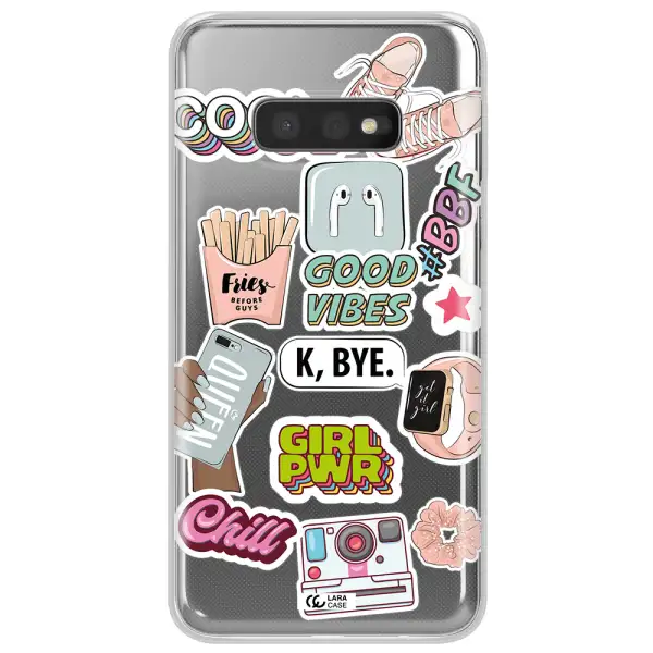 Girl Power Samsung S10e Clear TPU Case
