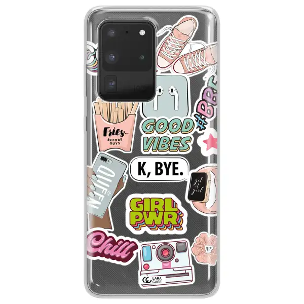 Girl Power Samsung S20 Ultra Clear TPU Case