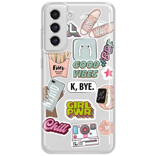 Girl Power Samsung S21 Fe Clear Tpu Case