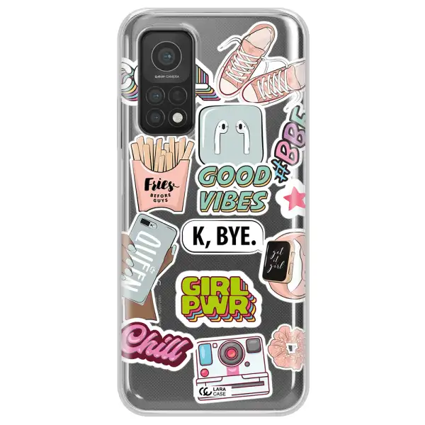 Girl Power Xiaomi Mi 10T Clear TPU Case