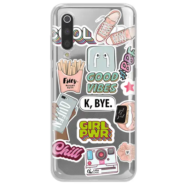 Girl Power Xiaomi Mi 9 Clear TPU Case