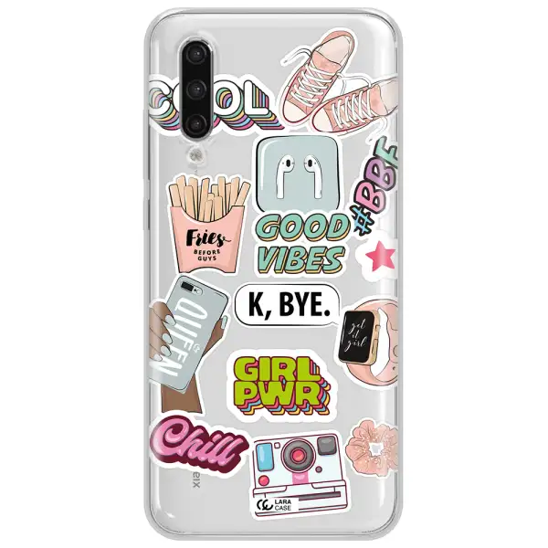 Girl Power Xiaomi Mi 9 Lite Clear Tpu Case