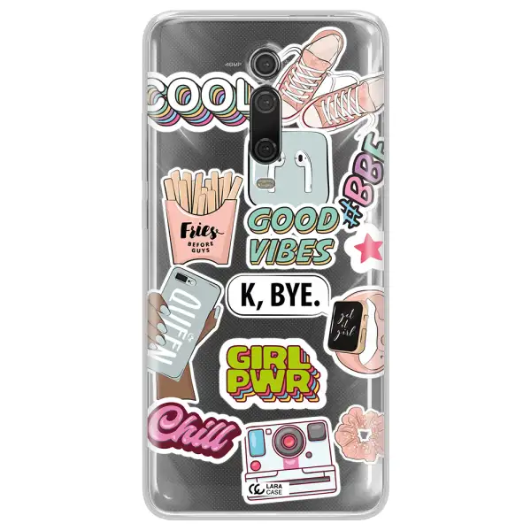 Girl Power Xiaomi Mi 9T Clear TPU Case