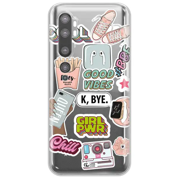 Girl Power Xiaomi Mi Note 10 Clear TPU Case