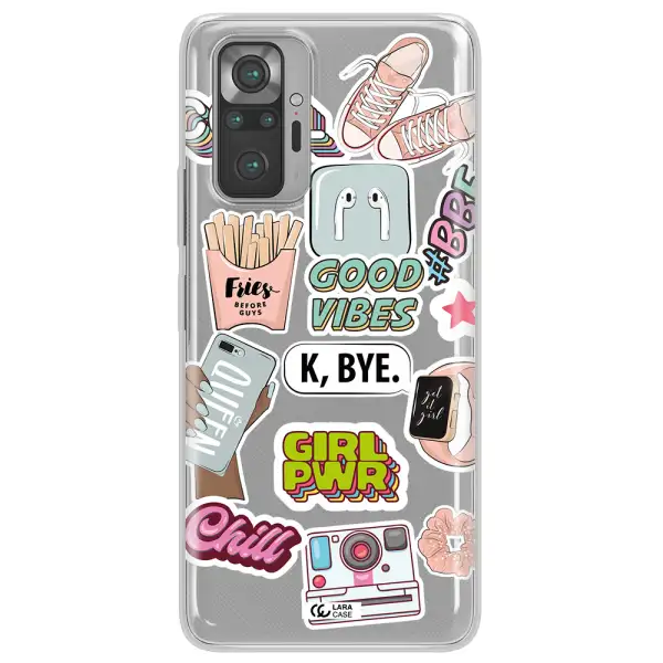 Girl Power Xiaomi Note 10 Pro Clear TPU Case