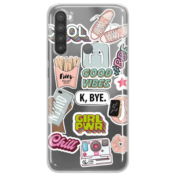 Girl Power Xiaomi Note 8 Clear TPU Case