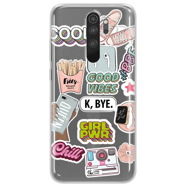 Girl Power Xiaomi Note 8 Pro Clear TPU Case