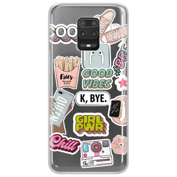 Girl Power Xiaomi Note 9S Clear TPU Case