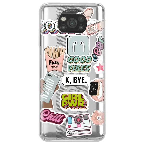 Girl Power Xiaomi Poco X3 Clear TPU Case