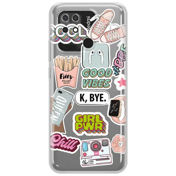 Girl Power Xiaomi Redmi 10C Clear TPU Case