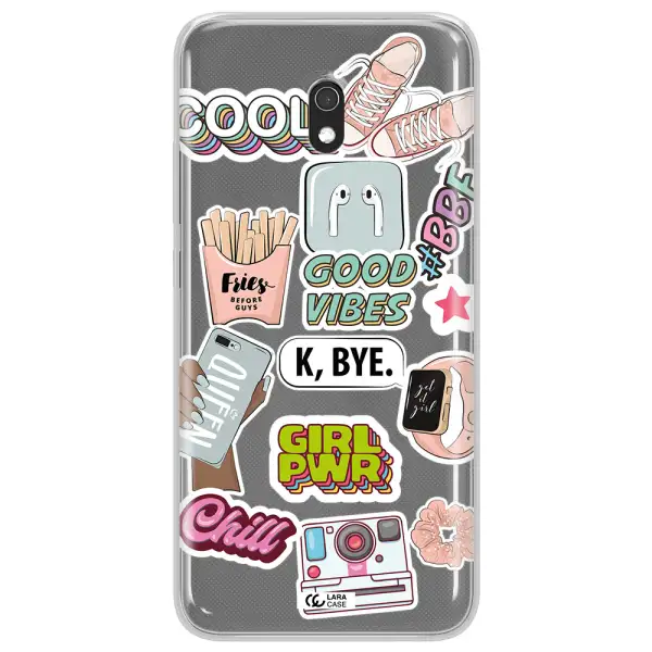 Girl Power Xiaomi Redmi 8A Clear TPU Case