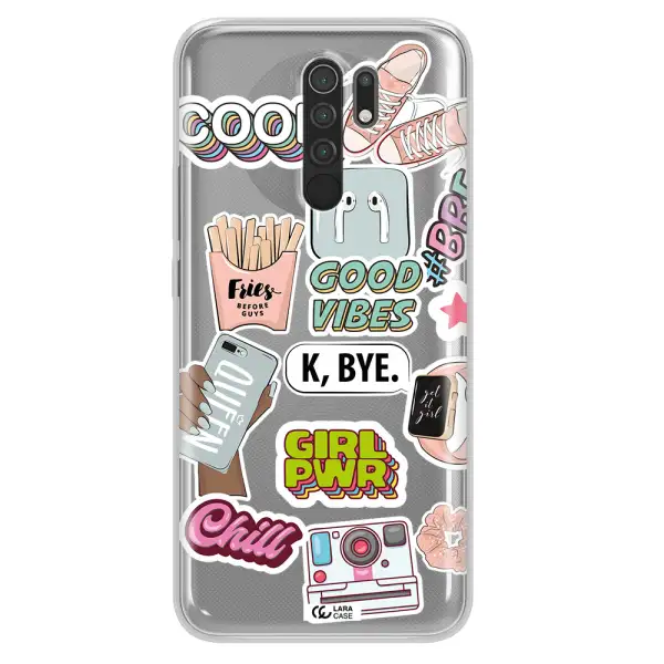 Girl Power Xiaomi Redmi 9 Clear TPU Case