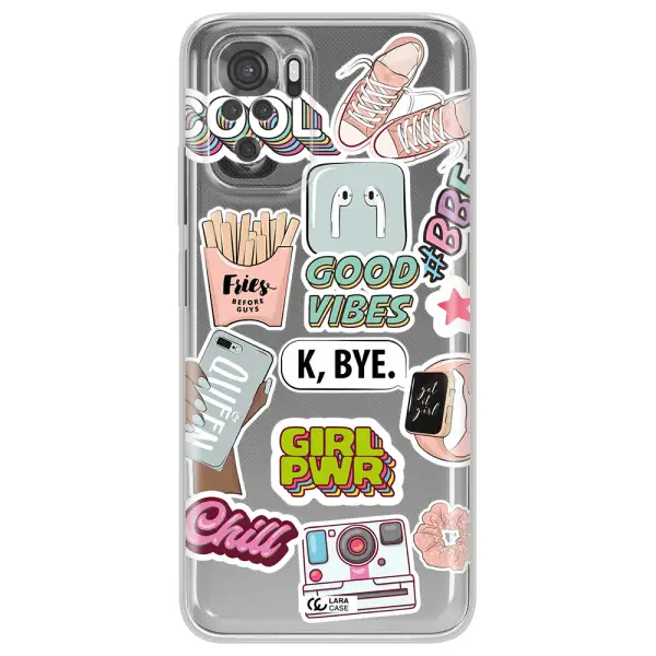 Girl Power Xiaomi Redmi Note 10S Clear Tpu Case