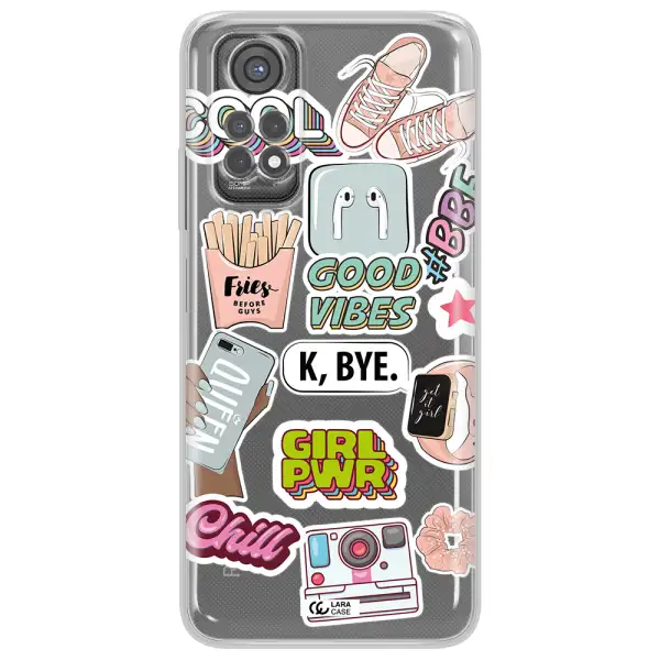 Girl Power Xiaomi Redmi Note 11S Clear Tpu Case