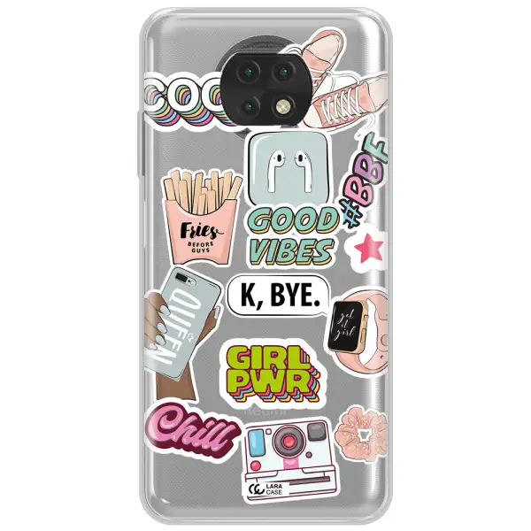 Girl Power Xiaomi Redmi Note 9T Clear Tpu Case