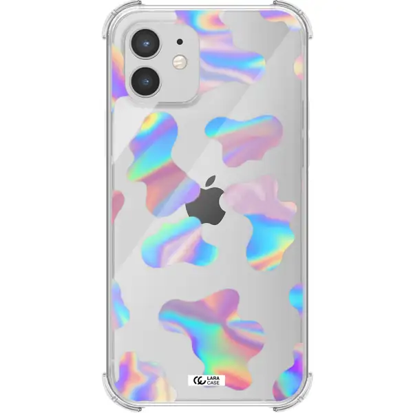 Colorful Spots Apple iPhone 12 Clear PC Case