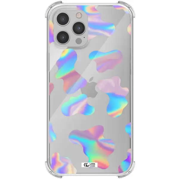 Colorful Spots Apple iPhone 12 pro Clear PC Case