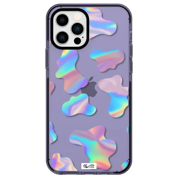 Colorful Spots Apple iPhone 12 pro impact Lilac Case