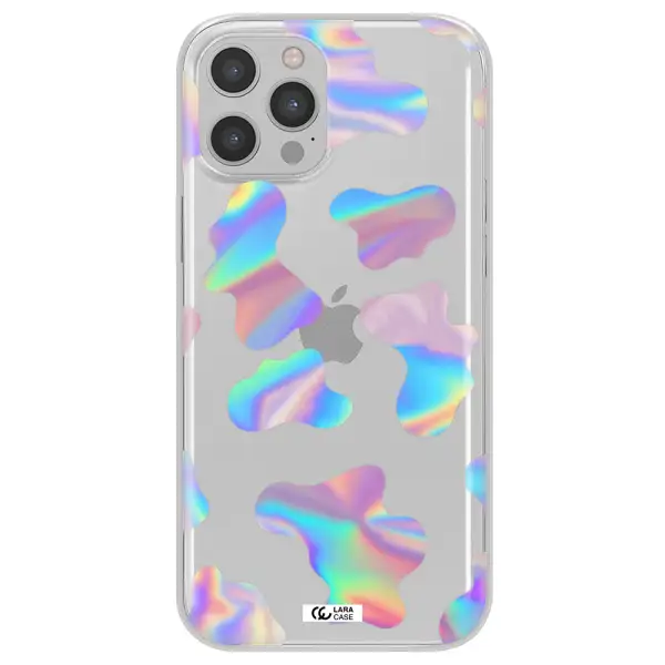 Colorful Spots Apple iPhone 12 pro max Clear TPU Case