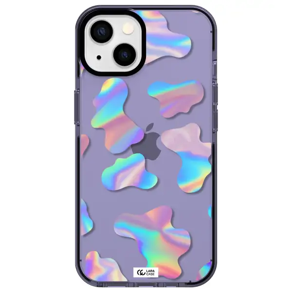 Colorful Spots Apple iPhone 13 impact Lilac Case
