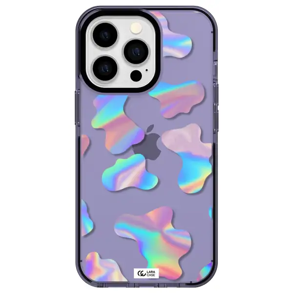 Colorful Spots Apple iPhone 13 Pro impact Lilac Case