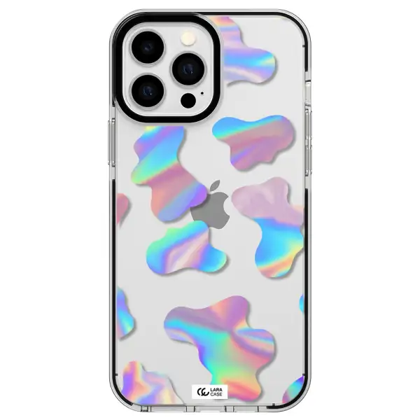 Colorful Spots Apple iPhone 13 Pro Max impact black border Case