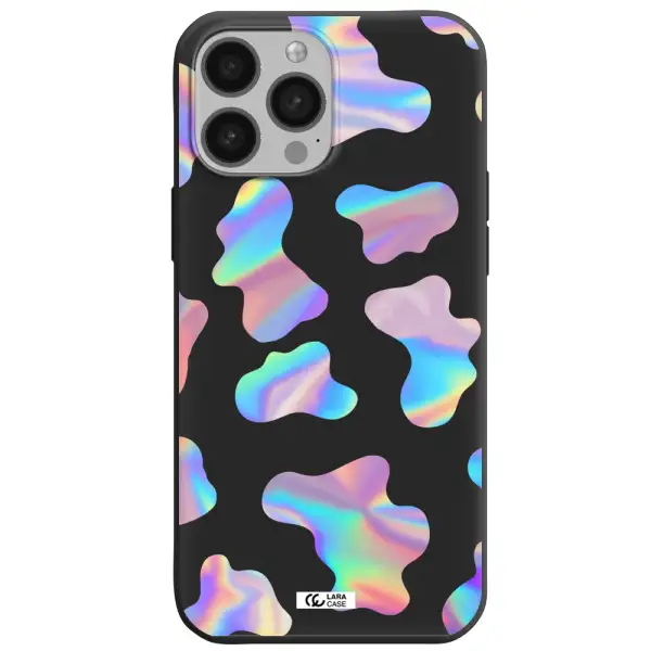Colorful Spots Apple iPhone 13 Pro Silicone black Case