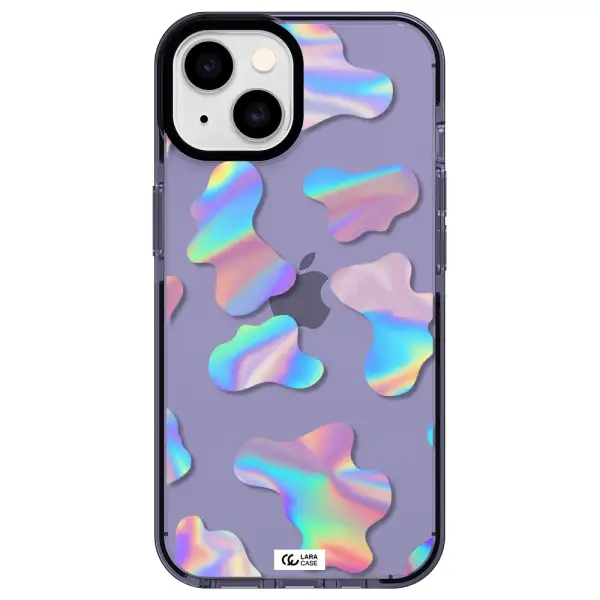 Colorful Spots Apple iPhone 14 impact Lilac Case
