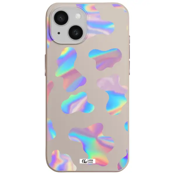Colorful Spots Apple iPhone 15 Silicone Stone Case
