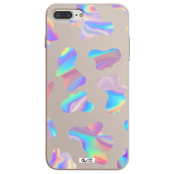 Colorful Spots Apple iPhone 8 plus Silicone Stone Case