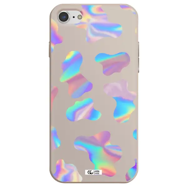 Colorful Spots Apple iPhone 8 Silicone Stone Case