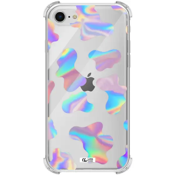 Colorful Spots Apple iPhone se 2020 Clear PC Case