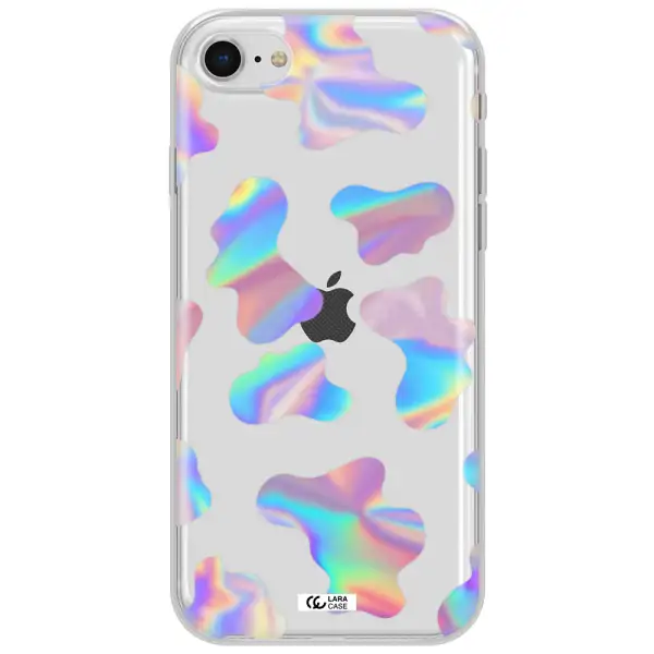 Colorful Spots Apple Iphone Se 2020 Clear Tpu Case