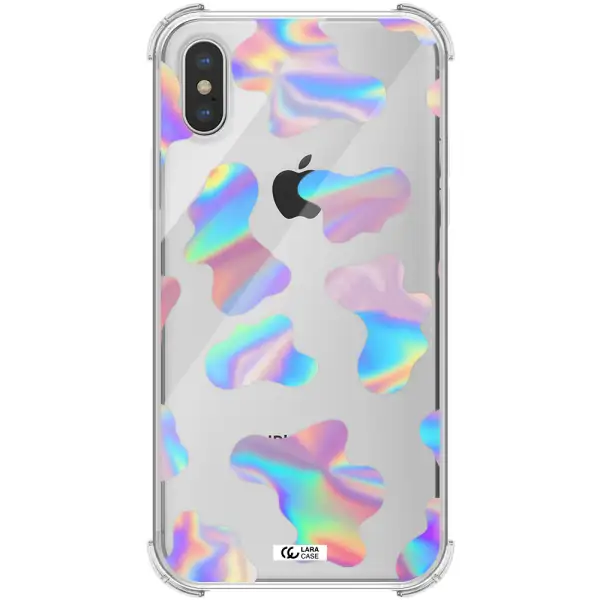 Colorful Spots Apple iPhone XS Clear PC Case