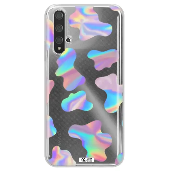 Colorful Spots Huawei Nova 5t Clear TPU Case