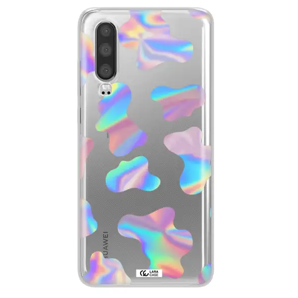 Colorful Spots Huawei P30 Clear TPU Case