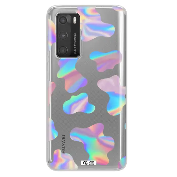 Colorful Spots Huawei P40 Clear TPU Case