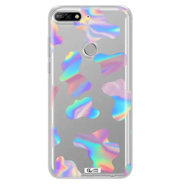 Colorful Spots Huawei Y7 2018 Clear TPU Case