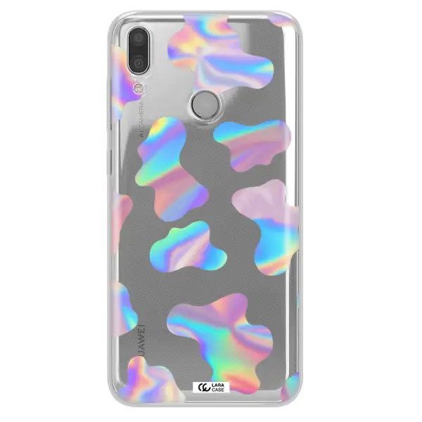 Colorful Spots Huawei Y7 2019 Clear TPU Case