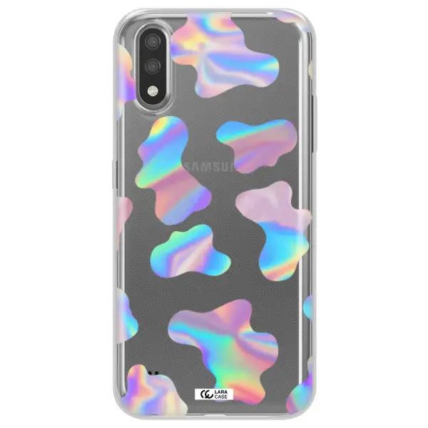 Colorful Spots Samsung A01 Clear TPU Case