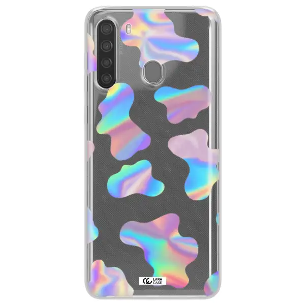 Colorful Spots Samsung A21 Clear TPU Case