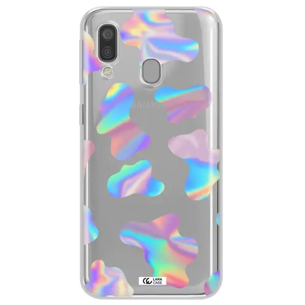 Colorful Spots Samsung A40 Clear TPU Case