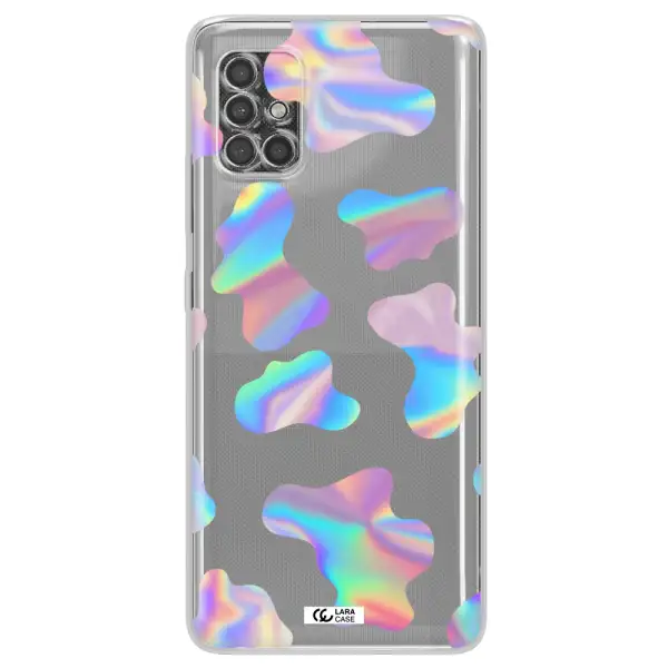 Colorful Spots Samsung A40S Clear Tpu Case