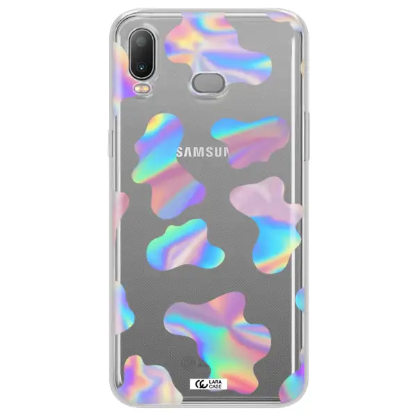 Colorful Spots Samsung A6S Clear TPU Case