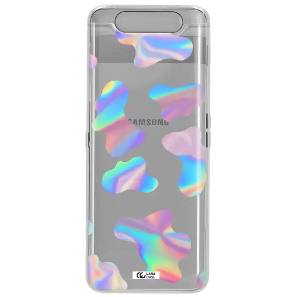Colorful Spots Samsung A80 Clear TPU Case
