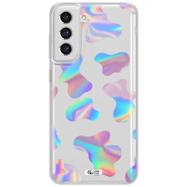 Colorful Spots Samsung S21 Fe Clear Tpu Case