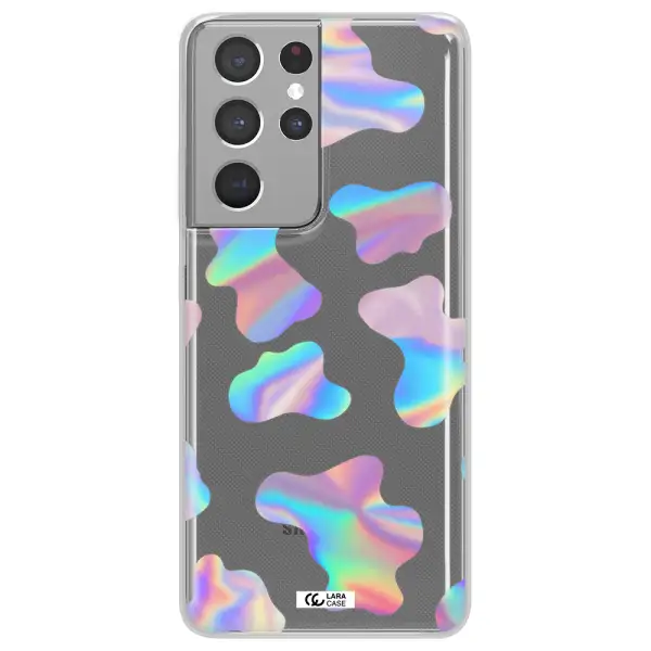 Colorful Spots Samsung S21 Ultra Clear TPU Case