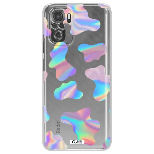Colorful Spots Xiaomi Redmi Note 10S Clear Tpu Case