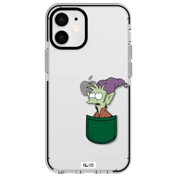 Elfo Apple iPhone 12 mini impact black border Case